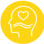 Simple yellow smiley face icon